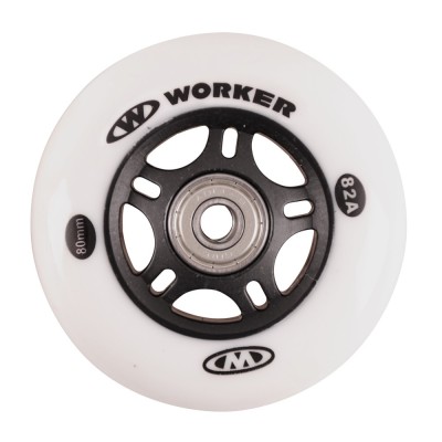 Roti WORKER 80 mm si rulmenti ABEC-7 Chrome - set 4 buc., foto