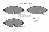 Set placute frana TEXTAR 2568303