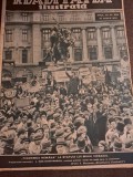 Revista Realitatea Ilustrată Anul VII Nr.326 27 Aprilie 1933 - Tinerimea Romana la statuia lui Mihai Viteazul