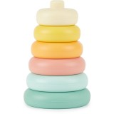 Bieco Silicone Stacking Tower Tropical Vibes inele inserabile 12 m+ 6 buc