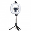 SELFIE STICK CU LAMPA SI TELECOMANDA DETASABILA CU BLUETOOTH, MODEL P40D-1