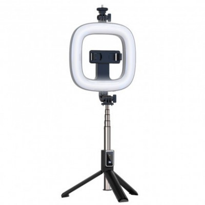 SELFIE STICK CU LAMPA SI TELECOMANDA DETASABILA CU BLUETOOTH, MODEL P40D-1 foto