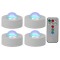 Set 4 Mini ASTRO RGB cu stroboscop si telecomanda