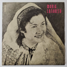 MARIA LATARETU , CULEGERE DE CANTECE , DISC VINYL , 1966 foto