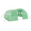 Sera cu cadru din otel, verde, 16 m&sup2;, 4x4x2 m