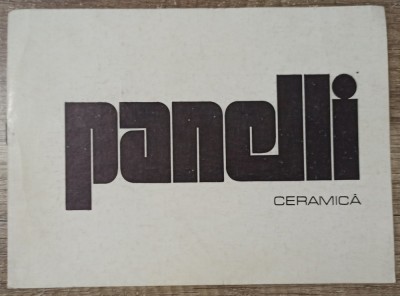 Brosura expozitie ceramica Tereza Panelli 1977 foto