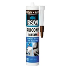Silicon Sanitar Bison, Maro, 280 ml, Etanseizant Siliconic, Silicon Etanseizant, Etanseizant Siliconic Sanitar, Etanseizant Sanitar, Silicon Etanseiza foto