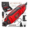 Mini polizor drept, 280 W, cu accesorii, Red Technic