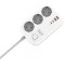Prelungitor LDNIO SE3436, 3 prize, 2 X USB-A, 2X USB-C, 65W, 2m