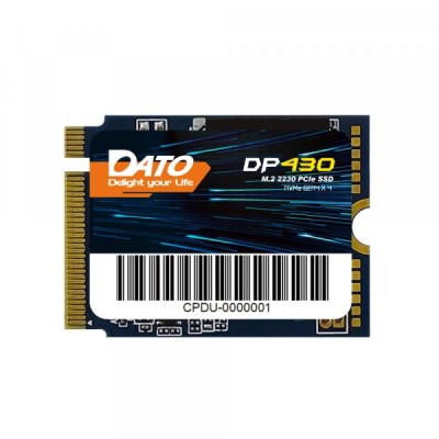 Solid State Drive (SSD) Dato DP430, NVME M.2 2230, PCIE Gen4x4, 1TB, Negru DP430SSD-1TB foto