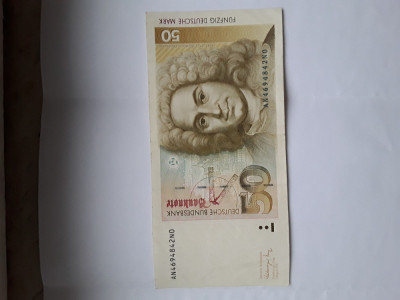 4 bancnote de 50, 100 Mark Germania 1989 si 1991 foto