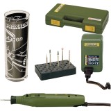 Proxxon Trial Glass - Set complet pentru gravura pe sticla 12-18 V valiza plastic accesorii
