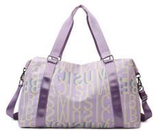 Geanta sport pentru sala, TAIKESEN M-06, impermeabila, dimensiune 52x21x29 cm, Violet