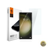 Folie de protectie Ecran Spigen Neo Flex pentru Samsung Galaxy S23 Ultra S918 Plastic Set 2 bucati AFL05943