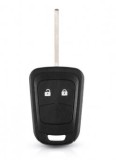 Set 2 bucati - Carcasa cheie Topautochei&amp;#174; compatibila cu Chevrolet Cruze, Opel Astra J 2 butoane