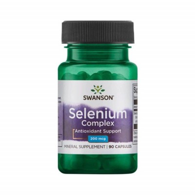 Selenium Complex Glycinate 200 miligrame 90 capsule Swanson foto