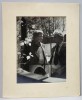 NICHITA STANESCU INTR- O DISCUTIE CU UN PRIETEN , FOTOGRAFIE ORIGINALA , ANII &#039; 80