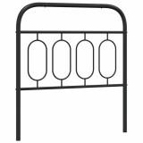 Cumpara ieftin Tablie de pat de schimb metalica, negru, 80 cm