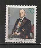 Germania.1983 100 ani nastere O.Warburg-biochimist PREMIUL NOBEL MG.544, Nestampilat