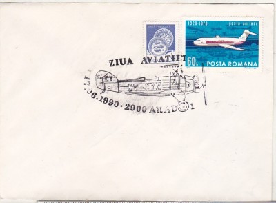 bnk fil Plic ocazional Ziua aviatiei 1990 Arad foto