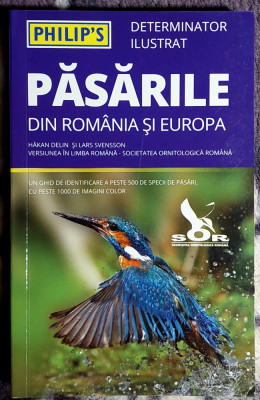 Pasarile din Romania si Europa Determinator ilustrat - H. Delin si L. Svensson foto