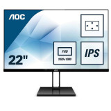 MONITOR AOC 21.5&quot;, home, office, IPS, Full HD (1920 x 1080), Wide, 250 cd/mp, 5