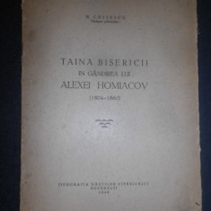 N. Chitescu - Taina Bisericii in gandirea lui Alexei Homiacov 1804-1860 (1948)