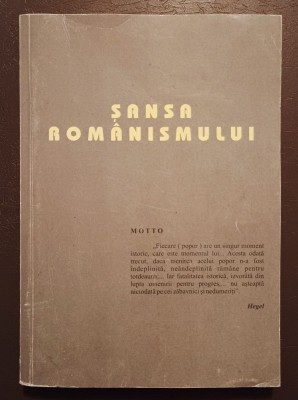 Șansa rom&amp;acirc;nismului foto