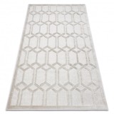 Covor SANTO SISAL 58385 Ruta, geometric bej, 140x190 cm