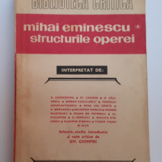 Biblioteca Critica - Mihai Eminescu Structurile Operei Interpretat De: Vianu etc