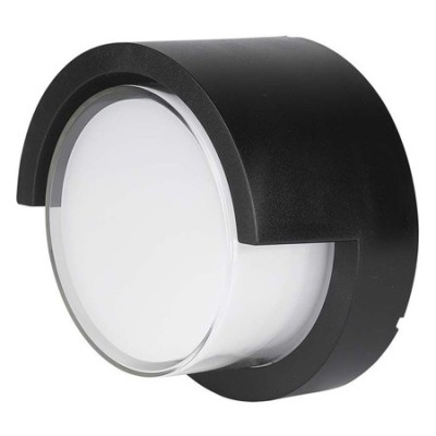 Lampa led 12w ip65 4000k alb neutru - negru foto