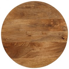 vidaXL Blat de masă rotund, &Oslash; 50x3,8 cm, lemn masiv de mango brut 370073