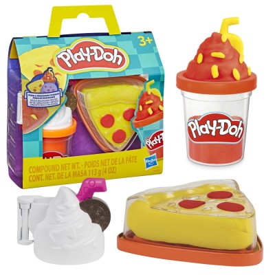 PLAY DOH SET PIZZA SI MILKSHAKE foto