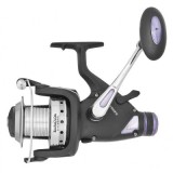 Mulineta Crap Baracuda Black Widow 80 Baitrunner, Tambur Longcast Al.+Grafit, 7 Rulmenti, Marime 8000