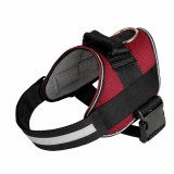 Ham reglabil pentru caini, poliester si aliaj durabil, respirabil, 40&ndash;70 kg, 82&ndash;115 cm, XXL, rosu