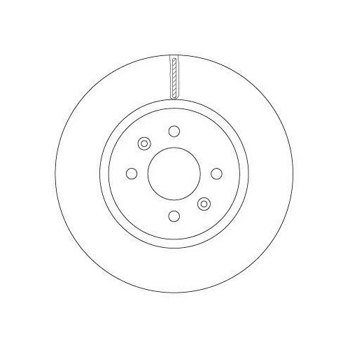 Set disc frana Hyundai I20 2 (Gb Ib) 11.14-08.21; Kia Rio 4 (Yb Sc Fb) 01.17-, Rio 4 Hatchback Van (Yb Sc Fb) 01.17-, Fata, 280X22mm, ventilat, TRW