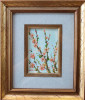 Tablou &ndash; frumoasă pictură &icirc;n ulei cu flori de cireş &ndash; pictor italian, Impresionism