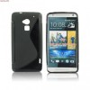 Husa Silicon S-Line Neagra pentru HTC One Max T6 - Protectie Flexibila