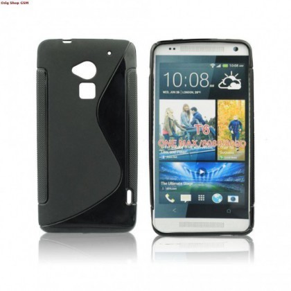 Husa Silicon S-Line HTC ONE Max T6 Negru