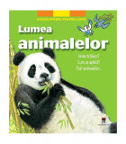 Lumea animalelor. Unde trăiesc? Cum se apără? Puii animalelor... - Hardcover - Larrouse - RAO