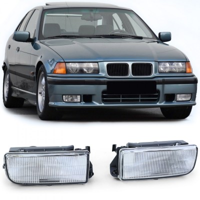 Proiectoare ceata BMW E36 clar OEM look NOU foto