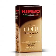 Kimbo Aroma Gold 100% Arabica Cafea Macinata 250g foto