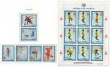 Paraguay 1983 Mi 3609/14 + 3615 klb MNH - JO de iarna 1984, Saraievo