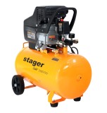 Compresor aer Stager Air 20D50, 50L, 8 bar, 200L/min, angrenare directa
