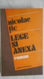 Nicolae Tic - Lege si anexa, 1983, Eminescu