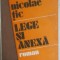 Nicolae Tic - Lege si anexa