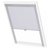 Jaluzea Rulou Opaca VidaXL U08/808, Compatibil Velux, Alb, Poliester, Blocare Caldura, Usor de Curatat, Montaj Simplu