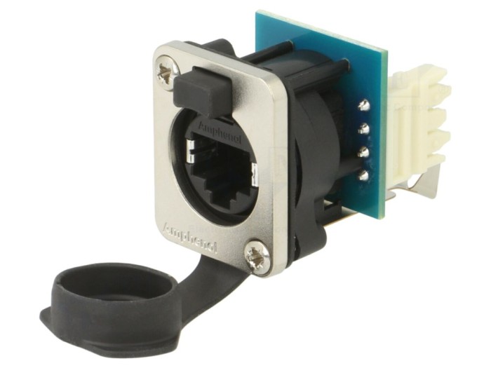 Conector CAT5e Vertical PCB IP54