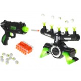 Jucarie Dark Shot Mingi zburatoare si Pistol cu tinte