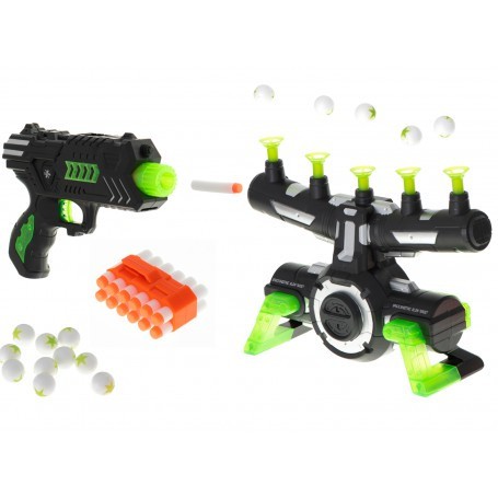 Jucarie Dark Shot Mingi zburatoare si Pistol cu tinte
